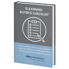 eLearning Buyer's Checklist Book Image - Allen Interactions